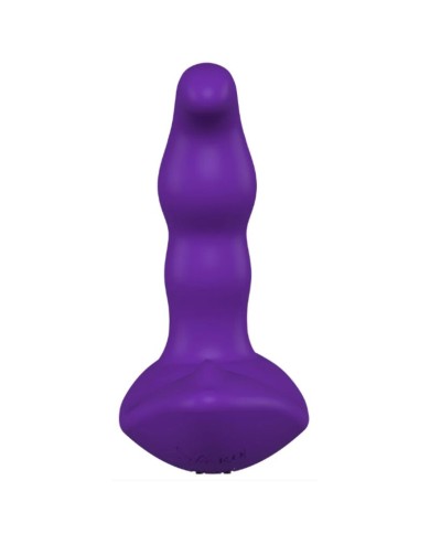 SHE.E.O - STIMULATEUR ANAL VIBRANT ROTATIF AVEC TÉLÉCOMMANDE VIOLET