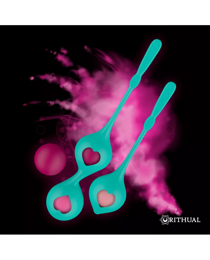 RITHUAL - ENSEMBLE DENTRAÎNEMENT PELVIEN DEVA AQUA GREEN