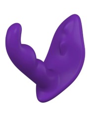 SHE.E.O - STIMULATEUR ANAL VIBRANT ROTATIF AVEC TÉLÉCOMMANDE VIOLET