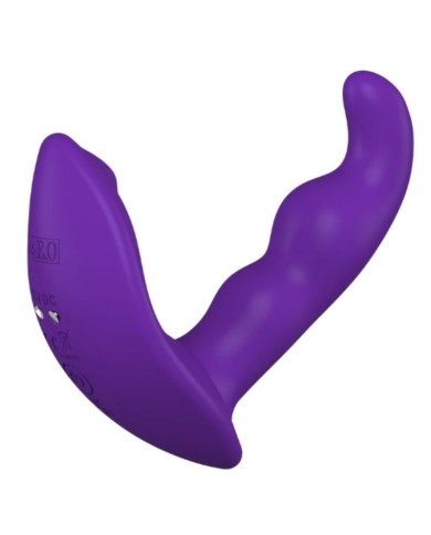SHE.E.O - STIMULATEUR ANAL VIBRANT ROTATIF AVEC TÉLÉCOMMANDE VIOLET