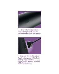 ANAL FANTASY ELITE - TWIST ECSTASY STIMULATEUR ANAL ROTATIF RECHARGEABLE