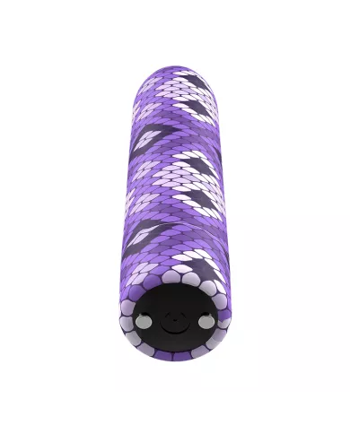 CUSTOM BULLETS - RECHARGEABLE SNAKE PURPLE MAGNETIC BULLET 10V