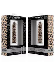 CUSTOM BULLETS - RECHARGEABLE LEOPARD 10 INTENSITIES CUSTOM BULLETS - RECHARGEABLE LEOPARD 10 INTENSITIES