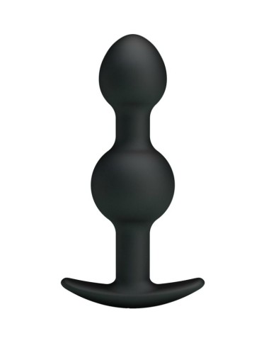 PRETTY LOVE - BALLES ANAL EN SILICONE SPÉCIALE STIMULATION 10.3 CM NOIRES