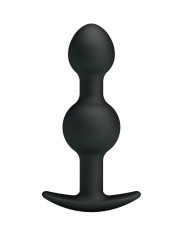 PRETTY LOVE - BALLES ANAL EN SILICONE SPÉCIALE STIMULATION 10.3 CM NOIRES