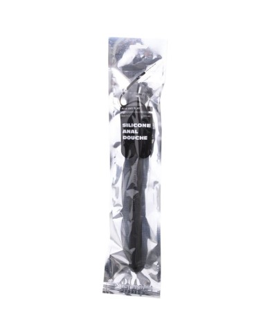 ALL BLACK - DOUCHE ANAL RIDÉE EN SILICONE 27 CM