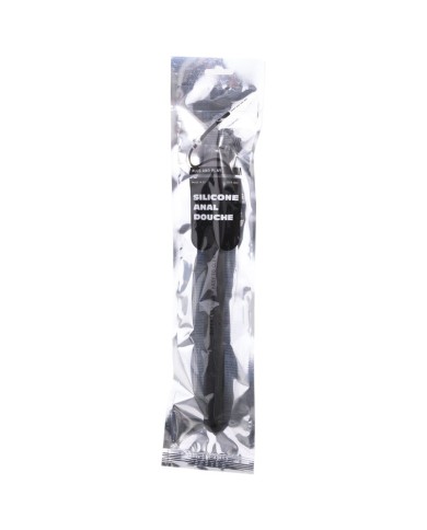 ALL BLACK - DOUCHE ANAL EN PERLES SILICONE 27 CM