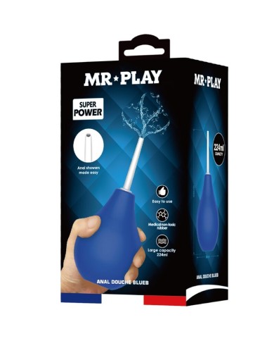 MR PLAY - DOUCHE ANAL BLUEB SUPER POWER BLEU