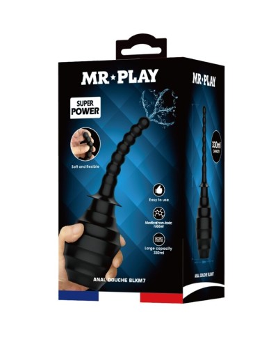 MR PLAY - PUISSANT VIBRATEUR TÉLÉCOMMANDE PLUG ANAL NOIR
