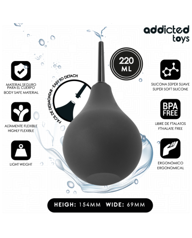 ADDICTED TOYS - NETTOYANT ANAL DE VOYAGE TAILLE L 220 ML