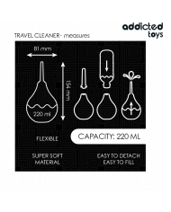 ADDICTED TOYS - NETTOYANT ANAL DE VOYAGE TAILLE L 220 ML