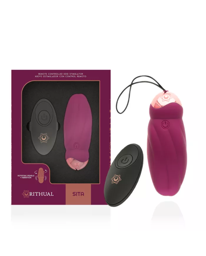 RITHUAL - SITA EGG TÉLÉCOMMANDE ROTATION DES BILLES + VIBRATION