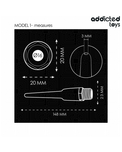 ADDICTED TOYS - NETTOYANT ANAL AVEC ADAPTATEUR UNIVERSEL MODÈLE 1