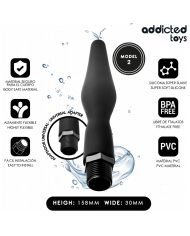 ADDICTED TOYS - NETTOYEUR ANAL AVEC ADAPTATEUR UNIVERSEL MODÈLE 2