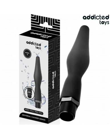 ADDICTED TOYS - NETTOYEUR ANAL AVEC ADAPTATEUR UNIVERSEL MODÈLE 2