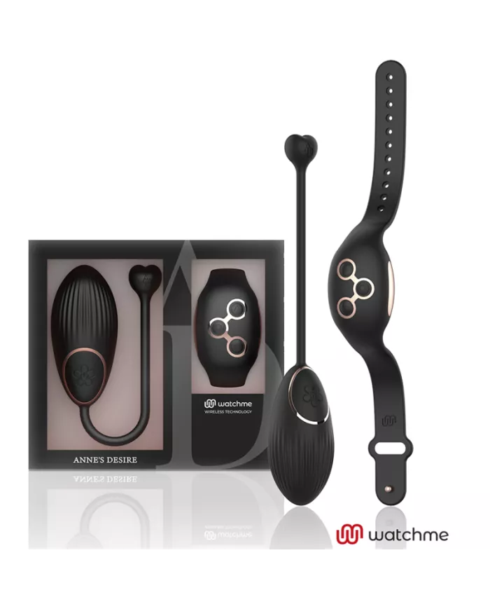 ANNE'S DESIRE - EGG TECHNOLOGIE DE TÉLÉCOMMANDE WATCHME NOIR/OR