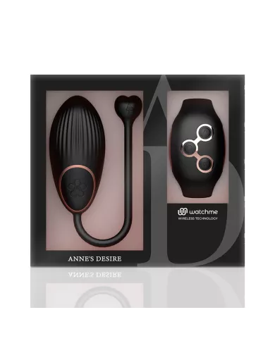 ANNE'S DESIRE - EGG TECHNOLOGIE DE TÉLÉCOMMANDE WATCHME NOIR/OR