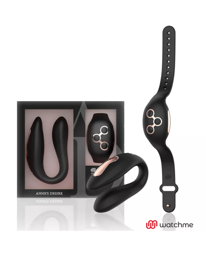 ANNE'S DESIRE - DUAL PLEASURE TECNOLOG A WATCHME NOIR/OR