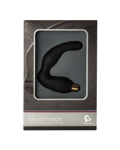 ROCKS-OFF - MASSEUR POINT G MLE NAUGHTY-BOY 7 V NOIR