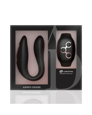 ANNE'S DESIRE - DUAL PLEASURE TECNOLOG A WATCHME NOIR/OR