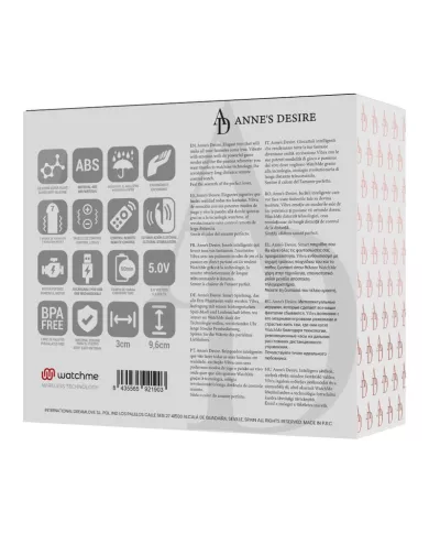 ANNE'S DESIRE - PANTY PLEASURE TECNOLOG A WATCHME NOIR