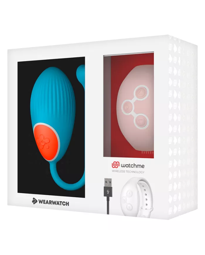 WEARWATCH - TÉLÉCOMMANDE WATCHME TECHNOLOGIE OEUF BLEU / ROSE