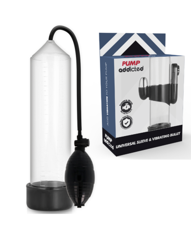PUMP ADDICTED - VIBRATEUR TRANSPARENT RX3