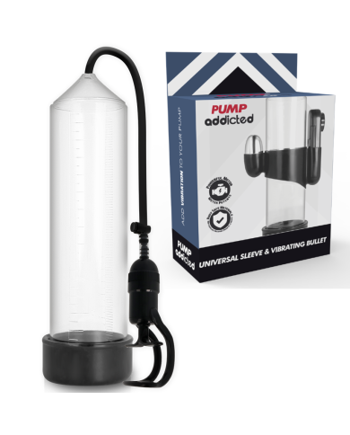 PUMP ADDICTED - VIBRATEUR TRANSPARENT RX5