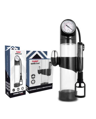 PUMP ADDICTED - VIBRATEUR TRANSPARENT RX9