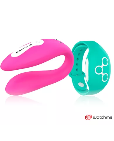 WEARWATCH - VIBRATEUR WATCHME DOUBLE TECHNOLOGIE FUCHSIA / EAU DE MER