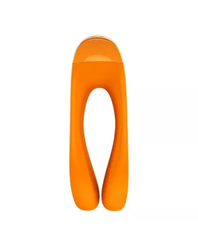 SATISFYER - VIBRATEUR  DOIGTS CANDY CANE ORANGE