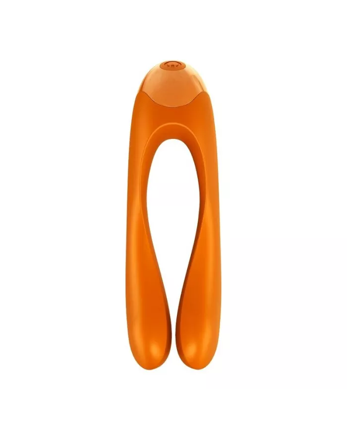 SATISFYER - VIBRATEUR  DOIGTS CANDY CANE ORANGE SATISFYER - VIBRATEUR  DOIGTS CANDY CANE ORANGE
