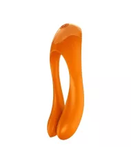 SATISFYER - VIBRATEUR  DOIGTS CANDY CANE ORANGE SATISFYER - VIBRATEUR  DOIGTS CANDY CANE ORANGE