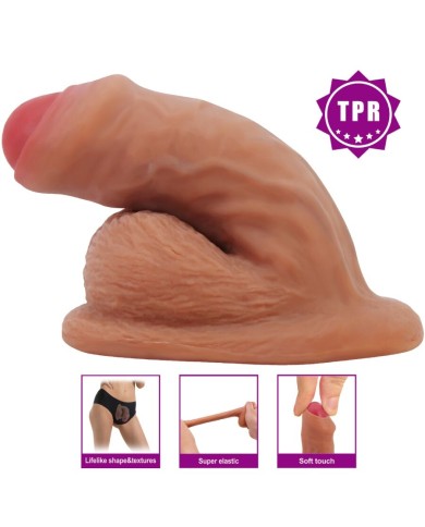 PRETTY LOVE - WARNELL GODE ULTRA RÉALISTE ET ÉLASTIQUE 9,5 CM MULATO