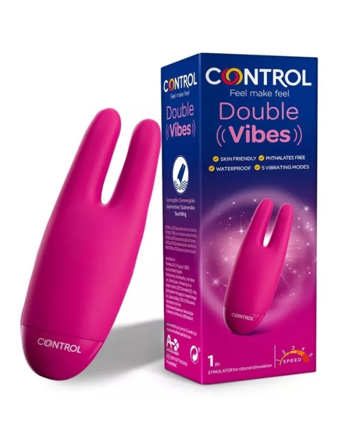 CONTROL - STIMULATEUR DOUBLE VIBES CONTROL - STIMULATEUR DOUBLE VIBES