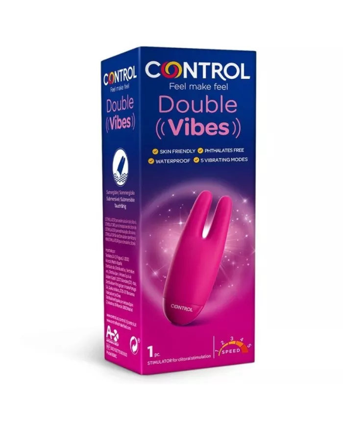 CONTROL - STIMULATEUR DOUBLE VIBES CONTROL - STIMULATEUR DOUBLE VIBES
