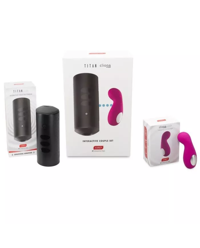 KIIROO - ENSEMBLE COUPLES TITAN ET CLIONA LILAS KIIROO - ENSEMBLE COUPLES TITAN ET CLIONA LILAS