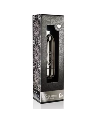 ROCKS-OFF - BALLE VIBRANTE RO-80MM MÉTAL MINUIT