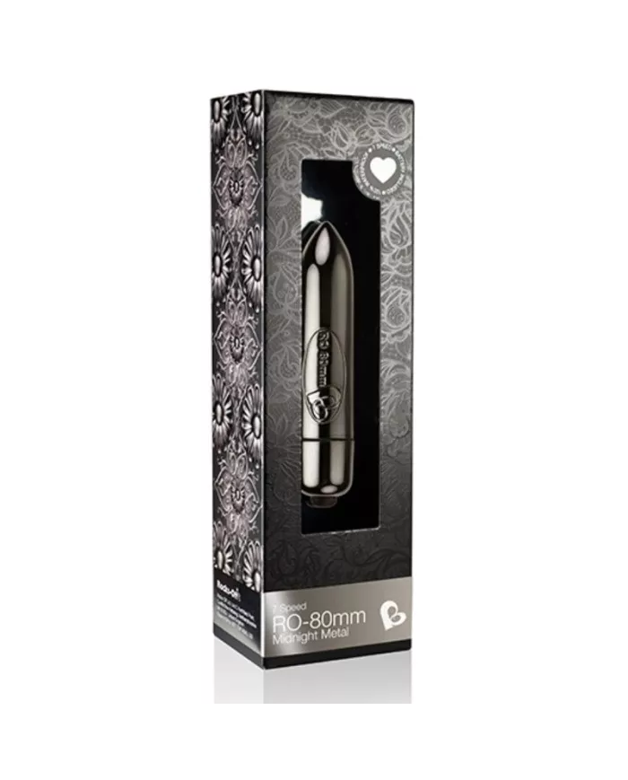 ROCKS-OFF - BALLE VIBRANTE RO-80MM MÉTAL MINUIT ROCKS-OFF - BALLE VIBRANTE RO-80MM MÉTAL MINUIT