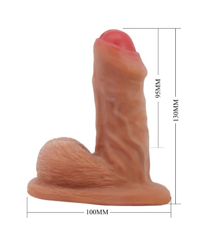 PRETTY LOVE - WARNELL GODE ULTRA RÉALISTE ET ÉLASTIQUE 9,5 CM MULATO