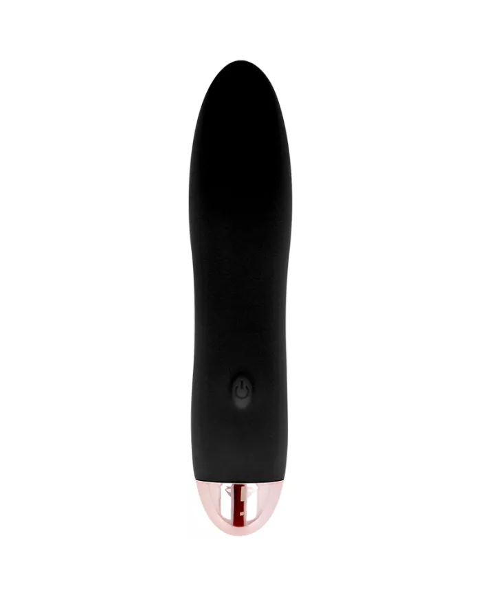 DOLCE VITA - VIBRATEUR RECHARGEABLE QUATRE NOIR 7 VITESSES