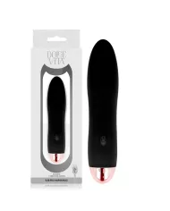 DOLCE VITA - VIBRATEUR RECHARGEABLE QUATRE NOIR 7 VITESSES
