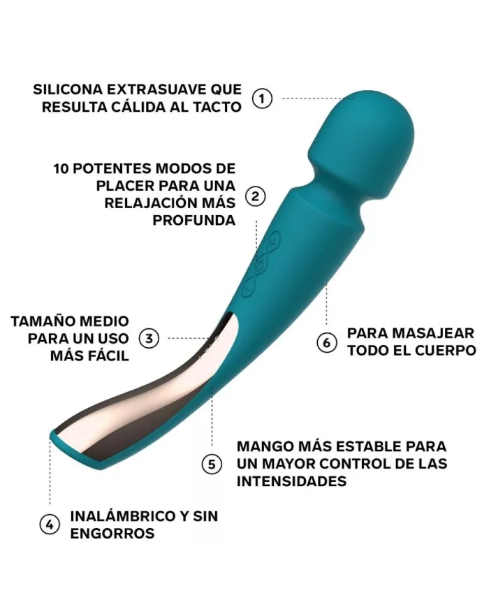 LELO - SMART MEDIUM WAND 2 AQUA MASSAGER LELO - SMART MEDIUM WAND 2 AQUA MASSAGER