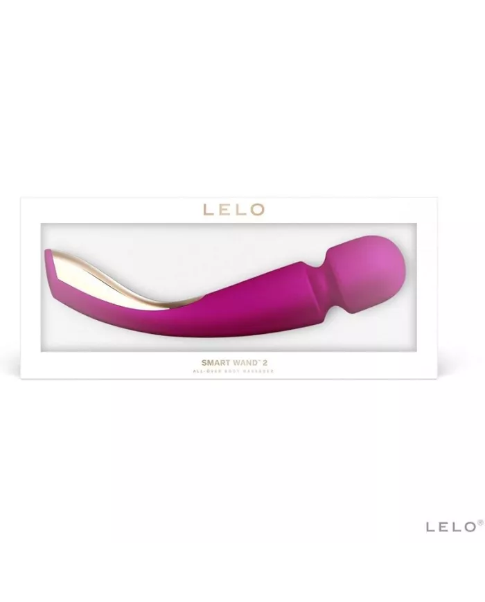 LELO - SMART WAND MEDIUM 2 MASSEUR ROSE PROFONDE LELO - SMART WAND MEDIUM 2 MASSEUR ROSE PROFONDE