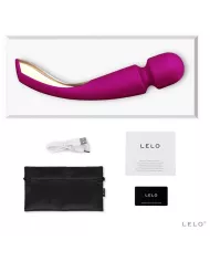 LELO - SMART WAND MEDIUM 2 MASSEUR ROSE PROFONDE LELO - SMART WAND MEDIUM 2 MASSEUR ROSE PROFONDE