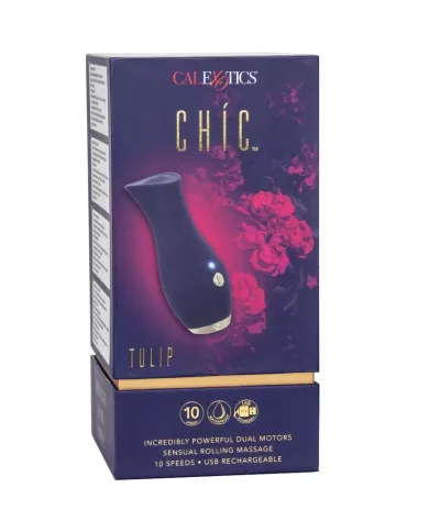 CALEXOTICS - MASSEUR CHIC TULIPE BLEU