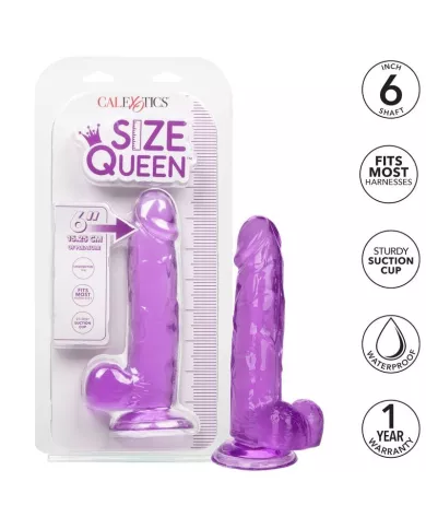 CALEXOTICS - GODE REINE TAILLE VIOLET 15.3 CM