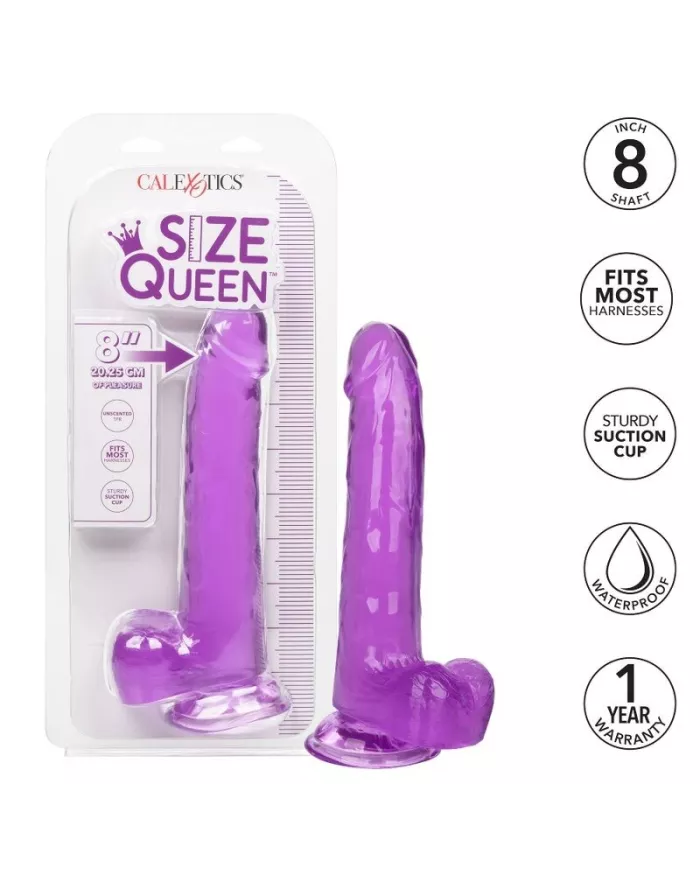 CALEXOTICS - GODE REINE TAILLE VIOLET 20.3 CM CALEXOTICS - GODE REINE TAILLE VIOLET 20.3 CM
