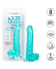CALEXOTICS - GODE TAILLE REINE BLEU 20.3 CM CALEXOTICS - GODE TAILLE REINE BLEU 20.3 CM