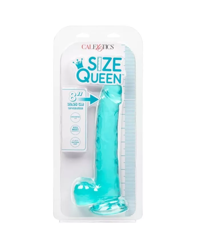 CALEXOTICS - GODE TAILLE REINE BLEU 20.3 CM CALEXOTICS - GODE TAILLE REINE BLEU 20.3 CM